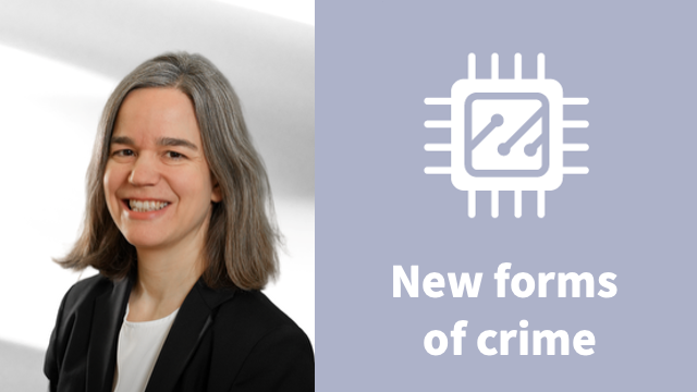 Portraitfoto Nadine Zurkinden; icon 'New forms of crime'
